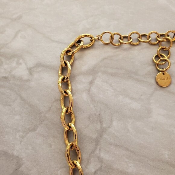 ✨ Stella and Dot Rhinestone Crystal Pave Link Christina Necklace ✨ - Picture 8 of 16